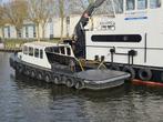 Duw en sleep barkas, Ophalen, Gebruikt, Ponton, Diesel
