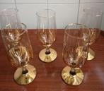 Vintage Kristal Champagneglazen 5 stuks, per stuk € 10,00, Antiek en Kunst, Antiek | Glas en Kristal, Ophalen of Verzenden