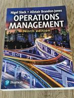 Operations Management Ninth edition  Isbn:9781292253961, Boeken, Studieboeken en Cursussen, Ophalen of Verzenden, Zo goed als nieuw