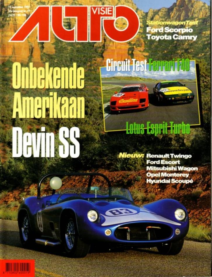 Autovisie dubbeltest Ford Scorpio 2.9i en Toyota Camry 3.0i, Boeken, Auto's | Folders en Tijdschriften, Gelezen, Ford, Ophalen of Verzenden