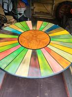 Prachtige grote salontafel, 100 tot 150 cm, Rond, Zo goed als nieuw, Ophalen