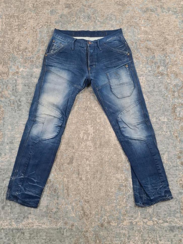 G-Star SKIFF 5620 3D Tapered 100% katoen Bronno3130 Blauw, Kleding | Heren, Spijkerbroeken en Jeans, Zo goed als nieuw, W32 (confectie 46) of kleiner
