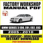 BMW | SERVICE REPAIR MANUAL WORKSHOP | PDF DOWNLOAD, Auto diversen, Ophalen of Verzenden