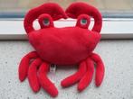 Krab rood velours van Hema geborduurde ogen, Kinderen en Baby's, Speelgoed | Knuffels en Pluche, Ophalen of Verzenden, Zo goed als nieuw