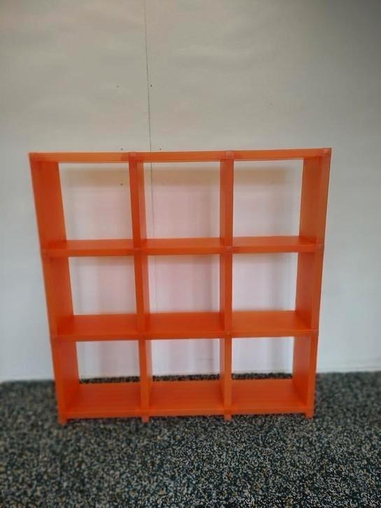 Lundia Cubitec oranje modulaire kast, Huis en Inrichting, Kasten | Stellingkasten, Gebruikt, Ophalen