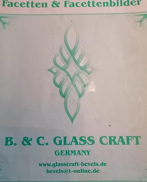 facet geslepen glas, Doe-het-zelf en Verbouw, Glas en Ramen, Nieuw, Glas in lood, Ophalen of Verzenden