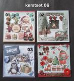Vierkante Kerstkaarten SET 06, Ophalen of Verzenden, Nieuw, Kerst