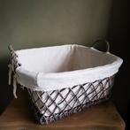 Mand in stijl Rivièra Maison, Huis en Inrichting, Woonaccessoires | Schalen en Manden, Gebruikt, Mand, Ophalen of Verzenden, Riet
