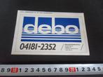 sticker Waardenburg DEBO bedrijfsdeuren bv 04181-2352, Ophalen, Zo goed als nieuw, Bedrijf of Vereniging