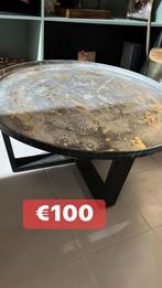 Stalen Salontafel - Uniek Design!, Huis en Inrichting, Tafels | Salontafels, Ophalen, 50 tot 100 cm, Industrial, Minder dan 50 cm
