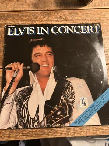 Elvis In Concert - Dubbel LP beschikbaar voor biedingen