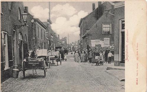 U837 Zwijndrecht Kapersbuurt - hondenkar volk TOP  voor 1906, Verzamelen, Ansichtkaarten | Nederland, Zuid-Holland, Voor 1920