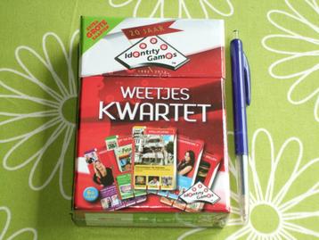 Nieuw in seal: Weetjes kwartet - 20 jaar Identity games beschikbaar voor biedingen