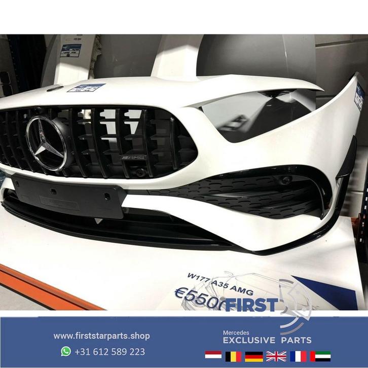 W177 V177 A KLASSE FACELIFT A35 AMG VOORKOP AERO PERFORMANCE, Auto-onderdelen, Carrosserie en Plaatwerk, Bumper, Mercedes-Benz