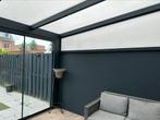 Antraciet terrasoverkapping, Tuin en Terras, Overkappingen, Ophalen of Verzenden, Zo goed als nieuw, Veranda