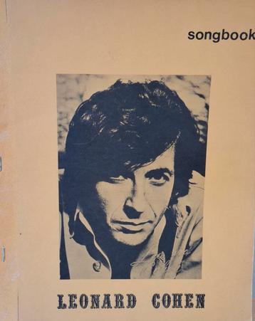 LEONARD COHEN. Songbook.  Ca 1970. RARE.  beschikbaar voor biedingen