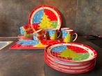 Kerstserviesset 18 delig, Huis en Inrichting, Keuken | Servies, Ophalen, Gebruikt, Overige stijlen, Aardewerk