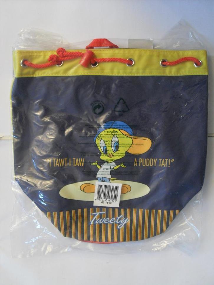 Tweety Zwemtas Looney Tunes Kinder Rugzak Rugtas, Sieraden, Tassen en Uiterlijk, Tassen | Rugtassen, Nieuw, Overige merken, 25 tot 40 cm