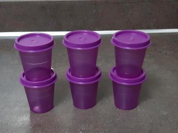 Tupperware voorraad potjes 50 ml paars beschikbaar voor biedingen
