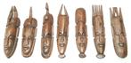 houten maskers, Antiek en Kunst, Kunst | Beelden en Houtsnijwerken, Ophalen of Verzenden