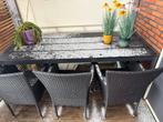 Buiten eettafel met 6 stoelen - Arnhem Noord, Ophalen, Gebruikt, Eettafel, 6 zitplaatsen