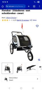 Fietskar compleet., Fietsen en Brommers, Fietsaccessoires | Aanhangers en Karren, Ophalen, Opvouwbaar, 80 kg of meer, Zo goed als nieuw