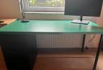 In hoogte verstelbaar bureau, IKEA, met ladeblok ALEX, Huis en Inrichting, Ophalen, In hoogte verstelbaar, Zo goed als nieuw, Bureau