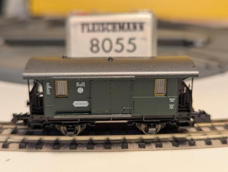 Fleischmann 8055, bagagewagon DRG, OVP, Hobby en Vrije tijd, Modeltreinen | N-Spoor, Zo goed als nieuw, Wagon, Gelijkstroom, Fleischmann