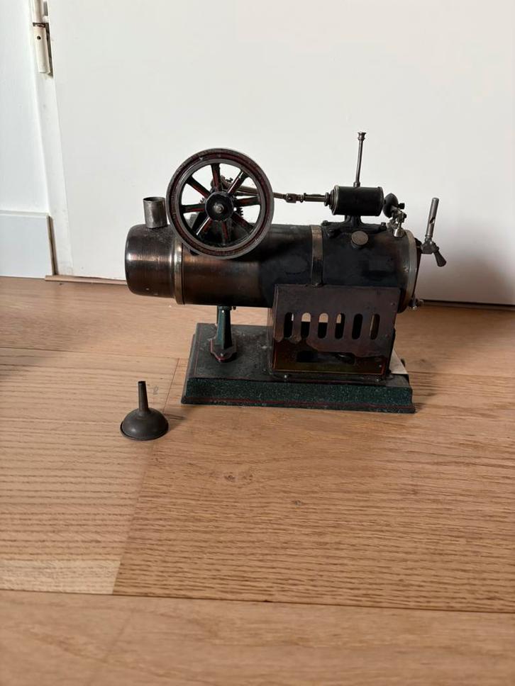 Antieke J.Falk Horizontale Stoommachine Duitsland, Antiek en Kunst, Antiek | Speelgoed, Ophalen of Verzenden