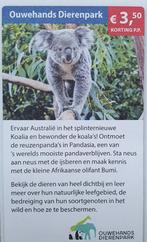 Ouwehands Dierenpark: €3,50 korting p.p. voor max 4 personen, Tickets en Kaartjes, Recreatie | Dierentuinen, Drie personen of meer