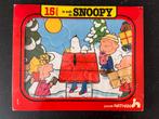 Vintage Snoopy Kerstpuzzel, 2 tot 4 jaar, 10 tot 50 stukjes, ., Ophalen of Verzenden