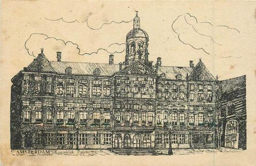(381-019-033) Amsterdam Koninklijk Paleis, Verzamelen, Ansichtkaarten | Nederland, Noord-Holland, Verzenden