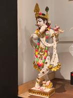 Krishna beeld (marmer poeder), Ophalen of Verzenden, Zo goed als nieuw