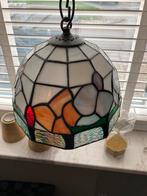 Tiffany hanglamp, Oud barok jaren 70 retro vintige, Ophalen of Verzenden, Zo goed als nieuw, Minder dan 50 cm