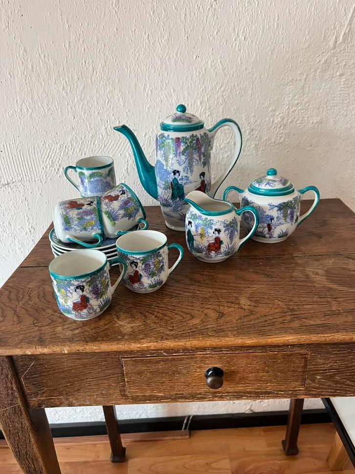 Japans thee servies compleet, Antiek en Kunst, Antiek | Servies compleet, Ophalen of Verzenden