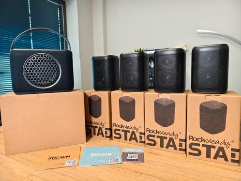 Rocksteady stadium 4.1 set bluetooth speakers, Audio, Tv en Foto, Luidsprekers, Zo goed als nieuw, Front, Rear of Stereo speakers