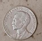 Zilveren 25 centavos 1953 José Marti/ Cuba, Postzegels en Munten, Munten | Amerika, Verzenden