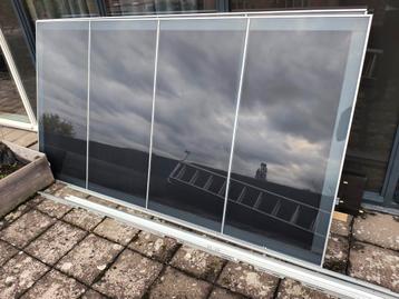 IKEA PAX Schuifdeuren 250cm - Zwart Glas beschikbaar voor biedingen