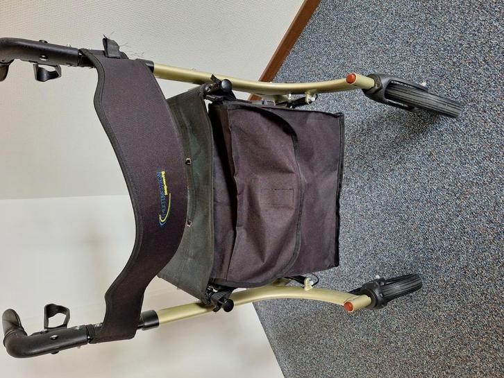 Luxe Rollator met Zitje & Opbergtas – Lichtgewicht, Diversen, Rollators, Gebruikt, Lichtgewicht, Ophalen