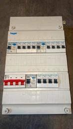 HAGER 3 fase groepenkast met 12 groepen, Doe-het-zelf en Verbouw, Elektra en Kabels, Ophalen of Verzenden, Gebruikt, Overige typen