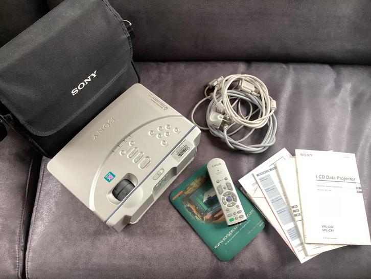 Sony VPL-CS2 SVGA Beamer - Goed werkend!, Audio, Tv en Foto, Beamers, Gebruikt, LCD, Overige resoluties, Ophalen of Verzenden