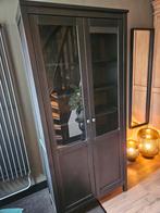 IKEA Vitrinekast - Zwart, Ophalen, Glas, 50 tot 100 cm, Modern