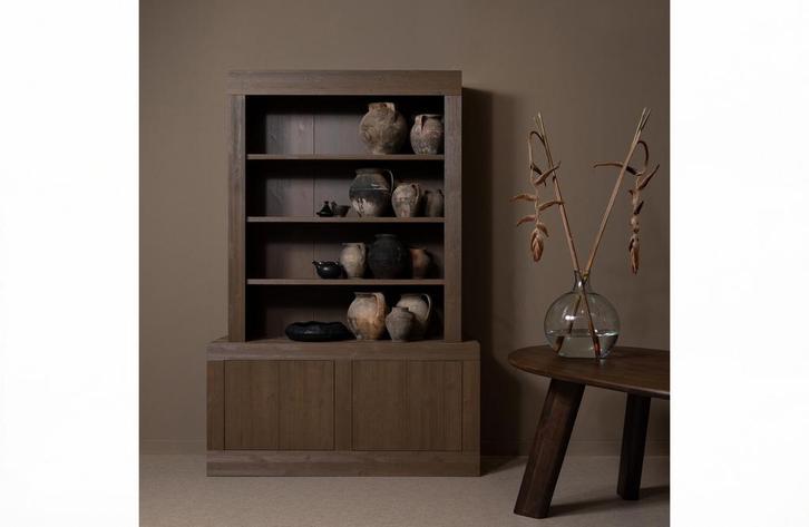 BePureHome Yumi Buffetkast – grote houten kast, Huis en Inrichting, Kasten | Boekenkasten, Zo goed als nieuw, 200 cm of meer, 25 tot 50 cm
