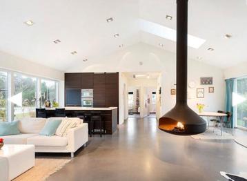 ERGOFOCUS HANGHAARD houtkachel open haard FOCUS CREATION beschikbaar voor biedingen