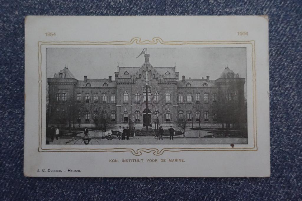 Den Helder. Koninklijk Instituut voor de Marine, 1854-1904, Ophalen of Verzenden, Voor 1920, Ongelopen, Noord-Holland