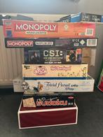 Spellenstapel - Monopoly, Trivial Pursuit, CSI, Hobby en Vrije tijd, Gezelschapsspellen | Bordspellen, Een of twee spelers, Ophalen of Verzenden