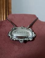 Supermooi! Vintage Decanteerlabel -  karafhanger: Vermouth, Antiek en Kunst, Ophalen of Verzenden