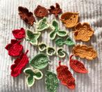 * 30 Gehaakte Paddenstoel Herfst blaadjes eikels kastanje ea, Verzenden, Nieuw, Haken, Overige typen