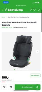 NIEUW IN DOOS! Maxi-cosi Kore Pro i-size Authentic graphite, Kinderen en Baby's, Autostoeltjes, Verzenden, Nieuw, Maxi-Cosi, Isofix