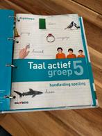 Taal actief handleiding groep 5 versie 4, Ophalen of Verzenden, Zo goed als nieuw, Overige niveaus, Nederlands